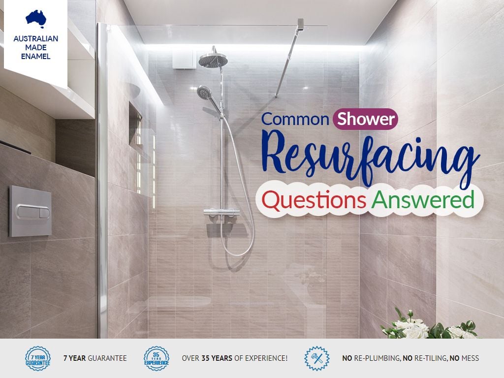 Shower Resurfacing: How it Works & FAQs Shower Resurfacing: How it Works & FAQs